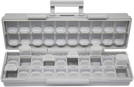 AideTek BOXALL40 40 Compartments w/lids Enclosure surface mount components assorted resistor capacitor