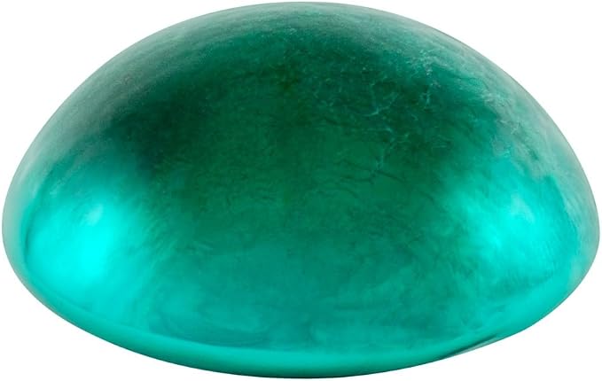 Achla Designs Glass Toadstool Mushroom Gazing Ball, Emerald Green