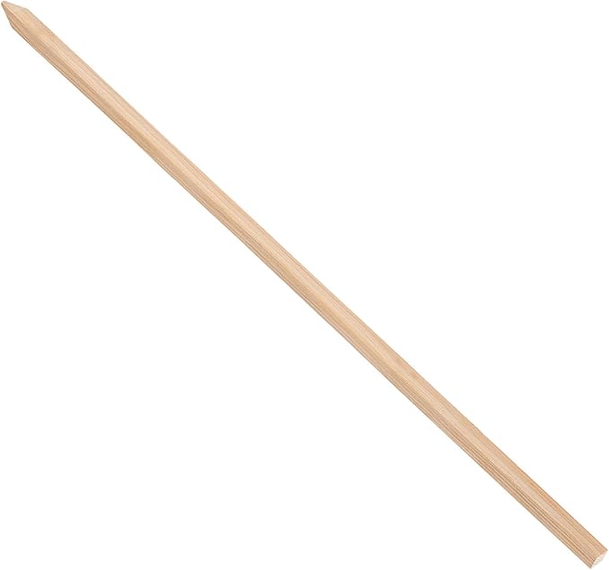 VEVOR Wooden Garden Stakes, 25 Pcs 48x0.75x0.75 in Survey Grading Stakes, Garden Ground Stake with Sharp Point, Fir Wood Plant Support Stake, Sign Posts for Silt Fence Backyard Boundaries Baselines