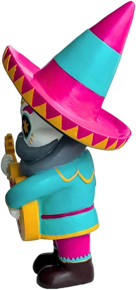 El Mariachi Day of The Dead Garden Gnome