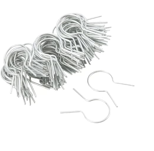 EZ Twist 1 5/8" x 9 Gauge Preformed Galvanized Steel Fence Ties - (100 Pack)