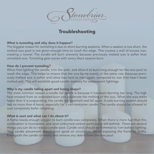 Stonebriar Unscented Pillar Candles – 35 Hour Burn Time, Long-Lasting Wax Candles for Weddings, Holidays, Home Décor & Special Events, Pack of 6, Red, 3" x 4" - Image 7