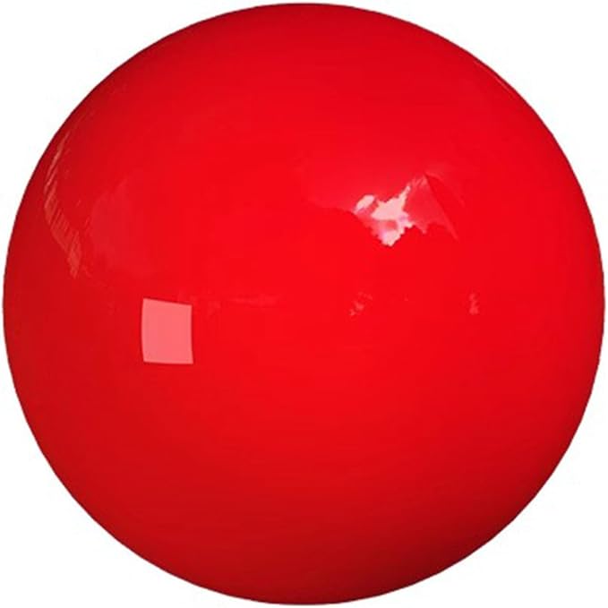 Gazing Globe Decor Ball, Hollow Gazing Ball, Seamless Stainless Steel Polished Reflective Smooth Mirror Garden Sphere Globe, Props of Photography, Garden Home Decor (Red, Dia: 6 inch/15cm)