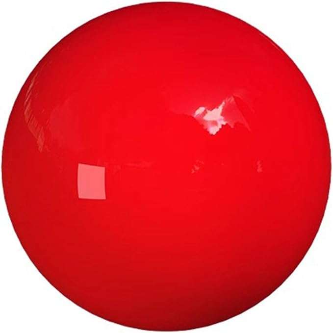 Gazing Globe Decor Ball, Hollow Gazing Ball, Seamless Stainless Steel Polished Reflective Smooth Mirror Garden Sphere Globe, Props of Photography, Garden Home Decor (Red, Dia: 4 inch/10cm)