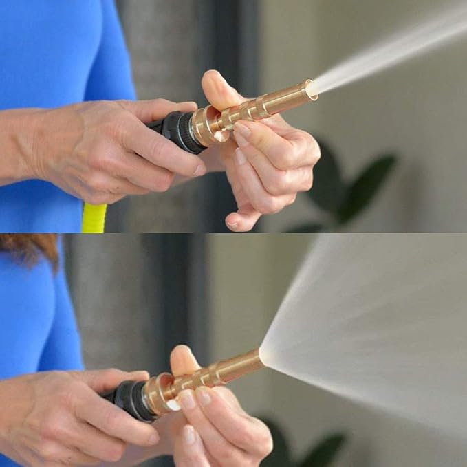 BEAULIFE 304 Stainless Steel Metal Garden Hose 75 Feet with Brass Garden Hose Nozzle Flexible, Portable & Lightweight Kink Free Garden Water Outdoor Hose