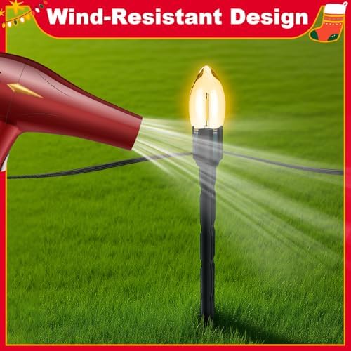 120 Pcs 5 Inch Christmas Light Stakes, Black - Image 6