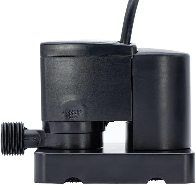 Rx Clear Submersible Cover Pump For Above Ground Pool | 350 GPH with Automatic On/Off | Including Easy Clean Filter Pad and 25-Foot Power Cord | Retain The Life of Your Winter Cover