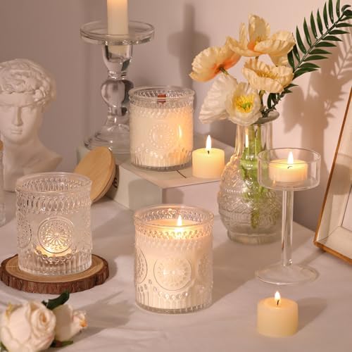 DARJEN 10 Pcs 8oz Glass Candle Jars with Lids, Candle Tins-Clear - Image 4