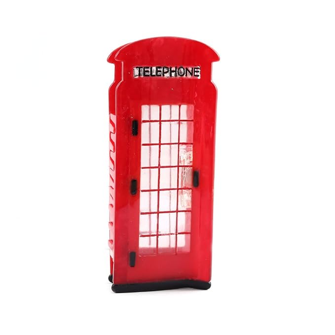 Personalized London Icon Phone Booth Hair Claw Clip,Fun Acetate Hair Claw for Women Girls Hair Accessories Gift