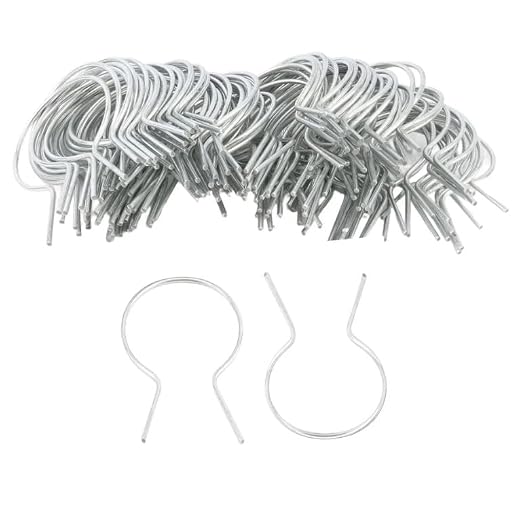 EZ Twist 2" (1 7/8" OD) x 9 Gauge Preformed Galvanized Steel Fence Ties - (100 Pack)