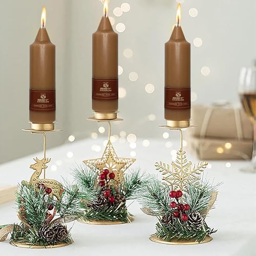 4 PCS Short Taper Candles Brown Candle Tapers Candle Sticks 5 inch for Dinner Household Wedding Party Home Décor Candles - Image 5