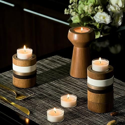 Home Lights Homelights Tea Lights Candles, Giant 100,200,300 Bulk Packs, White Unscented European Smokeless Clear Cup Tea Lights for Shabbat, Weddings, Christmas, Home Decorative- 200 Pack - Image 4