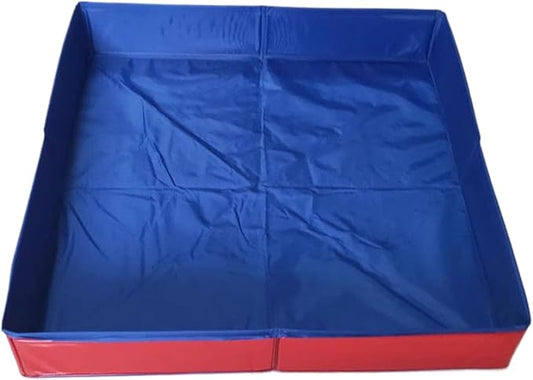 Foldable Pet Swimming Pool 50x50x10cm PVC Dog Pool Square-Shaped Non-Inflatable Bathing Tub for Pet Small Dogs Cat Duck