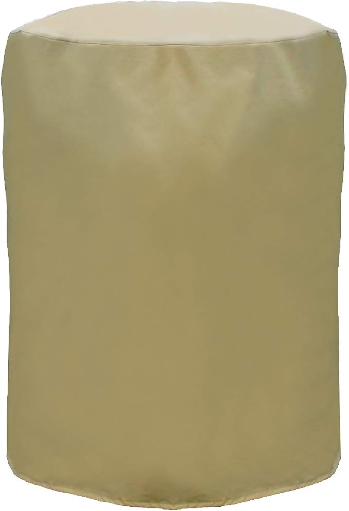 Ogrmar 38"x70" Garden Fountain Cover 600D Oxford Waterproof Dustproof Cover with Locking Drawstring for Winter Outdoor Garden Fountain Statue（38"x70"）