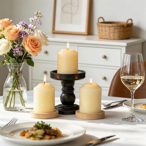 Pillar Candles Ivory Bulk 2x3Inch Unscented Candle for Votive 12Pack - Image 5