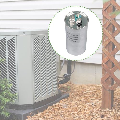473731Z Heat Pump Dual Run Capacitor 80+7.5 uF 440V AC 50/60Hz | Replacement Capacitor Compatible with Pentair UltraTemp Pool Spa Heat Pump,Heat Resistant and Easy Installation