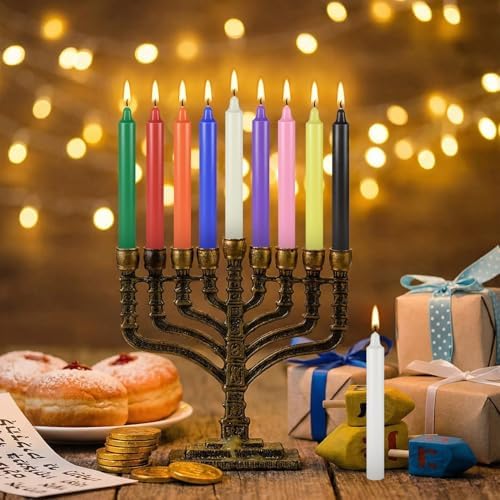 40 Pack 4 Inch Spell Chime Candles,Multi-Colored Taper Candles,10 Colored - Image 6