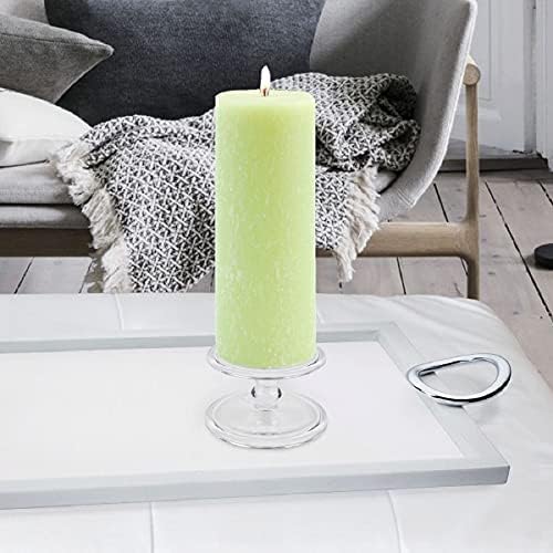 Root Candles Unscented Pillar Candles Beeswax Enhanced Textured Timberline™ Pillar Candle, 3 x 9-Inch, Willow - Image 2