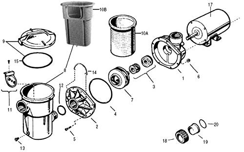 Hayward (Power-Flo LX) Pump (SP1580 Series) Housing Replacement O-Ring. Same as: (O-299) & (SPX1580Z1)