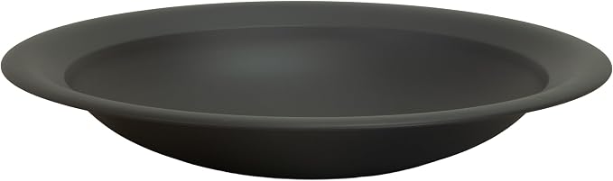 Sunnydaze Round Steel Outdoor Fire Pit Bowl Replacement Insert for DIY Ring or Existing Stand - Wood-Burning Backyard Patio Firepit for Outside - 26" Outer / 20" Inner Diameter - Black