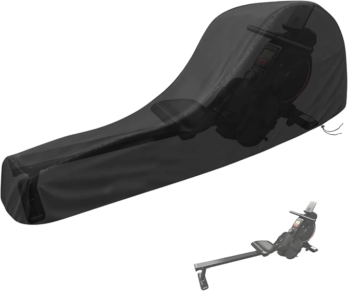Rowing Machine Cover, Rower Outdoor Cover for Concept 2 Rowing Machine Waterproof Row Machine Cover for Hydrow Rowing Machine, Dustproof Fitness Equipment Protective Cover