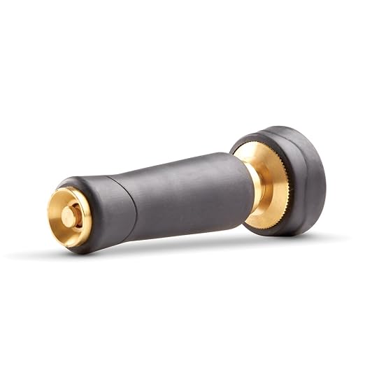 Gilmour 5-Pack Cleaning Nozzle - Heavy Duty, Brass, Twist Flow Control with Rubber Grip
