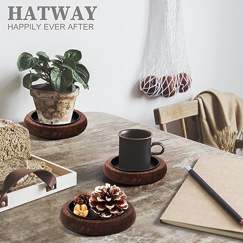 Hatway Wood Candle Holders for Pillar Candles - Image 4
