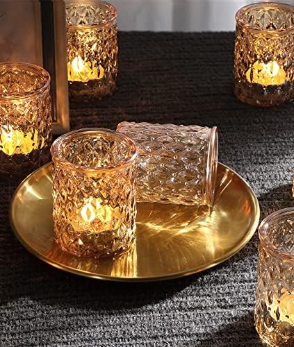 36 Pack Gold Votive Candle Holders, Gold Tealight Candle Holder for Wedding by TripodBird