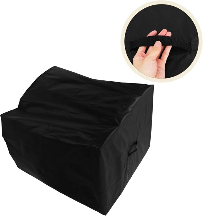 Black Pool Pump Cover with Oxford Cloth for Outdoor Units | Simple Installation, Easy Maintenance, Snug Fit, Effective Protection for Garden Filter Equipment