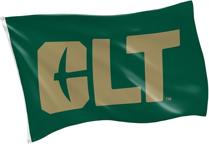 NCAA University of North Carolina/Charlotte Flag with Grommets, 3'x5' Charlotte 49ers Outdoor College Flags & Banners for Garden Patio Indoor Wall Décor