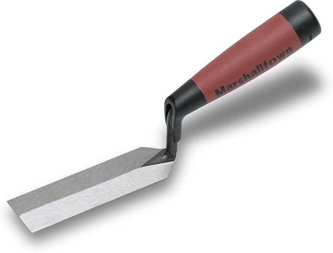 MARSHALLTOWN Margin Trowel, 8 x 2 Inch, Spread Mortar and Tile Adhesive, Durable High Carbon Steel, DuraSoft Handle, Tile Trowel, Assembled in USA, 58D