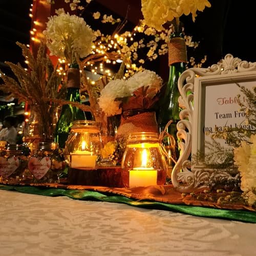 10 Hours Ivory Votive Candles, Unscented 1.5 inch Wax Candles for Wedding, Party, Holiday Spa & Home Decoration, 36 Packs - Image 5