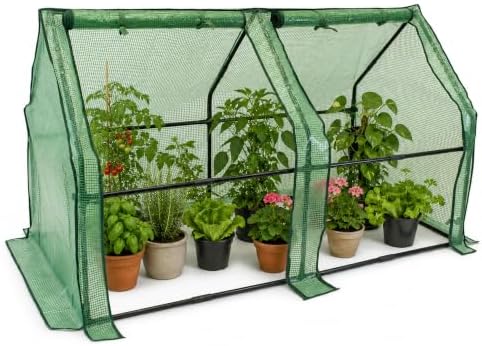 Gardzen Mini Greenhouse, 71 x 36 x 42 in, Reinforced PE Cover by Gardzen