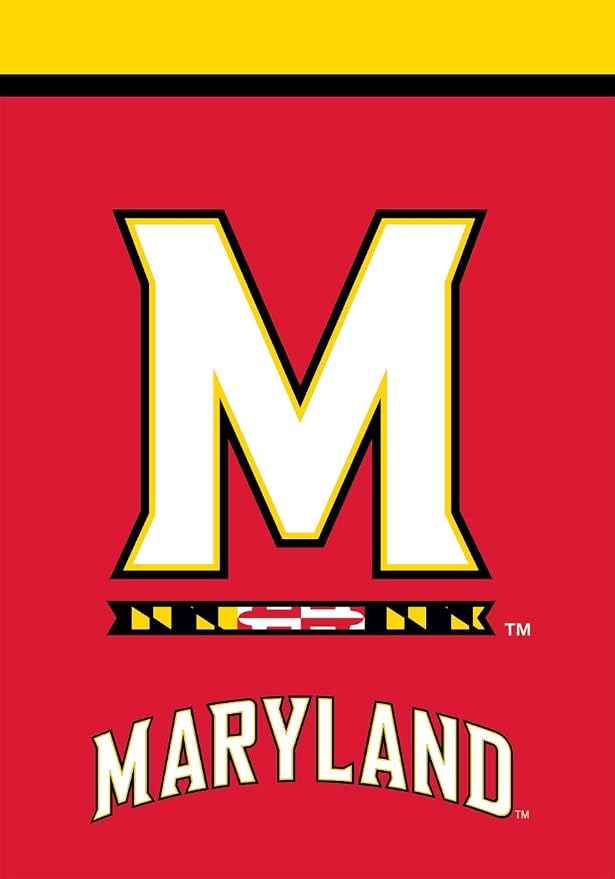 Briarwood Lane House Flag 40x28 For Outdoor Maryland Terrapins NCAA Licensed House Flag