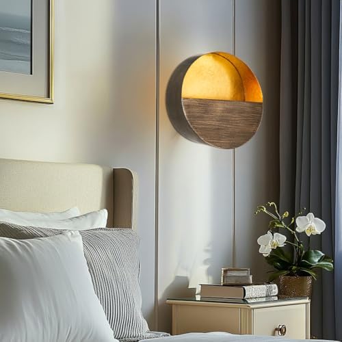 Luxury Metal Wall Candle Sconces – Large Handcrafted Wall-Mounted Tealight Candle Holders with Gold Leaf Interior – Modern & Rustic Home Décor for Living Room, Hallway – 11.8" Bronze Single Piece - Image 5