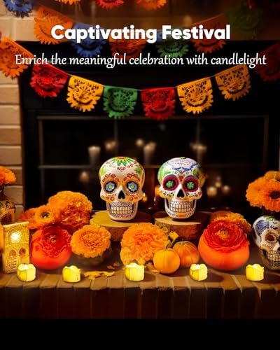 Homemory 12-Pack Remote Flameless LED Battery Tea Light Candles, 400+Hrs - Image 5