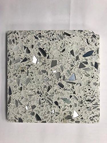 Decorative Concrete Aggregate – Colored Stone for Exposed Aggregate, Epoxy, Terrazzo & Broadcast Concrete Applications - Mirror 5lb