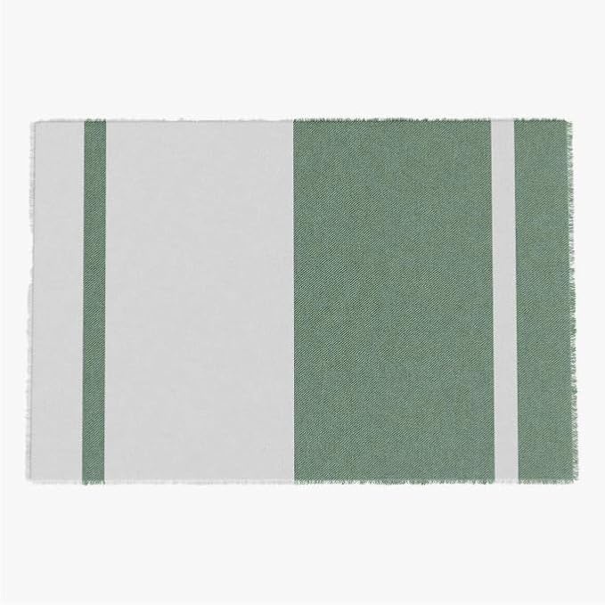 Outer Insect-Repellent Throw Blanket with Bug Shield Technology,Lightweight Outdoor Blanket for Backyard,Camping,Picnic and Beach,Forest Green Colorblock,50" W x 60"