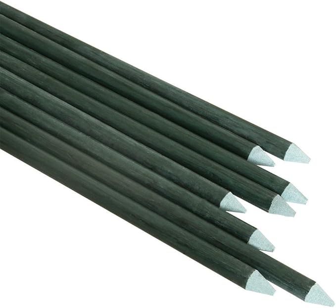 72-Inch Garden Stakes, 5/16-Inch Dia Plant Stakes for Orchid Sunflower, 50pack 6ft Robs