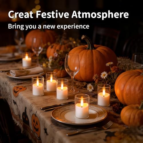 Rechargeable Flameless Candles with Timer Remote - Image 6