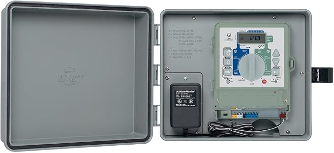 6-Pack Orbit 57095 Outdoor Sprinkler Controller Cabinet with GFCI