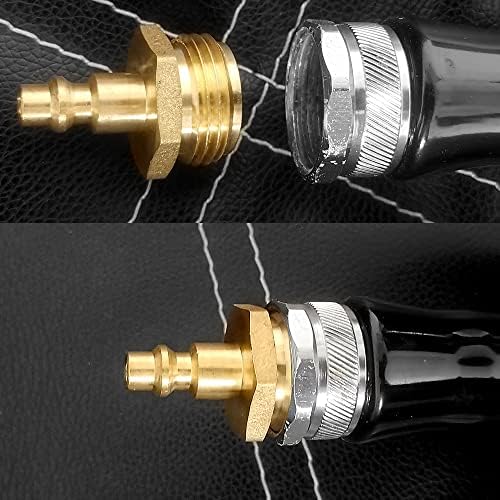 RV Winterize Sprinkler Systems Blowout Plug Quick Connect Air Compressor 1/4" Adapter | Fits Garden Hose 3/4" Threading Water Blowout Adapter Fitting for RV, Camper and Sprinkler Systems - Image 3