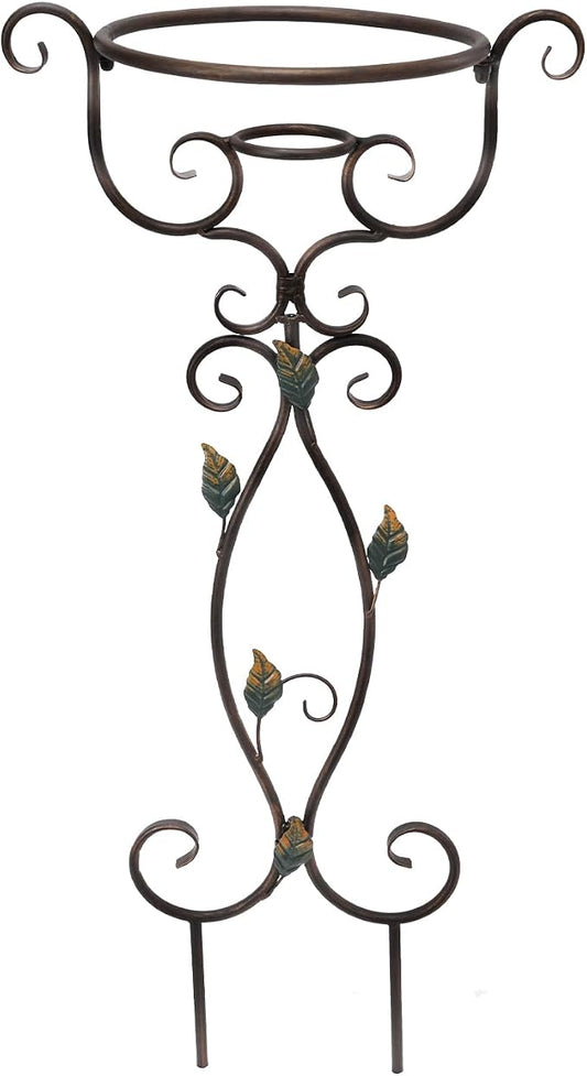 VCUTEKA Gazing Ball Stand, Metal Garden Gazing Globes Stand for 8-10" Balls | 30" H Gazing Balls Stand, Metal Gazing Globe Stand for 8-10 Inch Garden Gazing Globe, Indoor Outdoor Décor Accessories