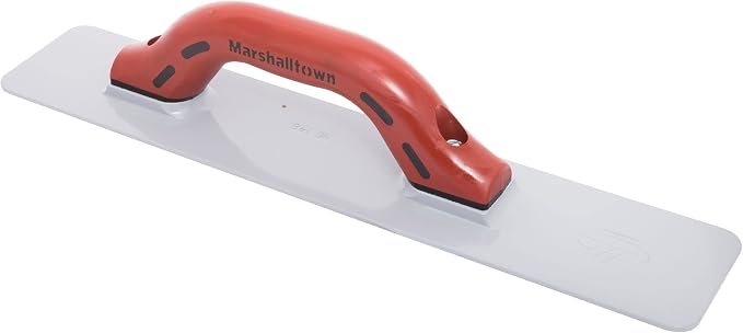MARSHALLTOWN Cast Magnesium Hand Float, 16 Inch x 3-1/8 Inch, Concrete Float, Concrete Finishing Tool, Provides a Smooth Finish, DuraSoft Handle, Standard Handle Style, Assembled in USA, 148D