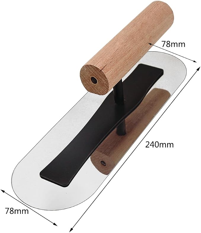 Japanese Venetian Plaster Finishing Trowel Set 4 PC Stainless Steel Art Paint Plastering Hand Tools