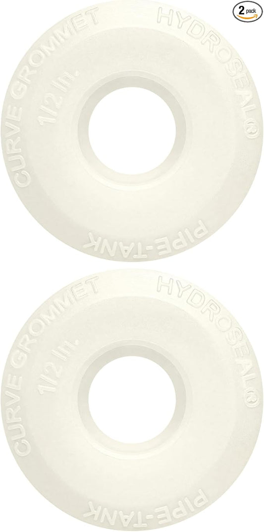 1/2 inch Hydroseal flexible tank adapter TPV Bulkhead Fitting bulkhead connector TPV grommet for PVC Pipe Tank-to-Pipe Seal, Leak-Proof No Glue, Hydroponics Aquaponics Aquarium Water Filtration