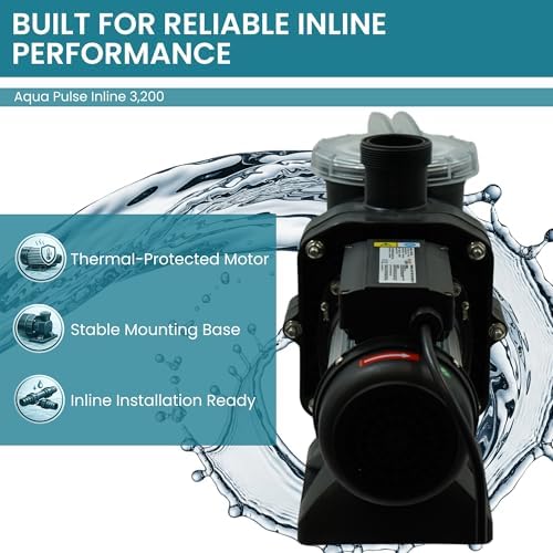 Half Off Ponds 3,200 GPH Pool and Garden Pond Pump, 1/2 HP | Energy-efficient 1/2 HP pump, 3200 GPH, quiet heavy-duty motor, thermal protection, includes oversized basket