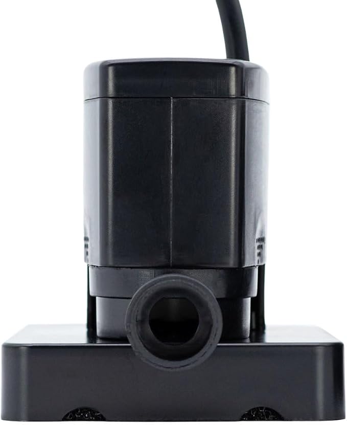 Rx Clear Submersible Cover Pump For Above Ground Pool | 350 GPH with Automatic On/Off | Including Easy Clean Filter Pad and 25-Foot Power Cord | Retain The Life of Your Winter Cover