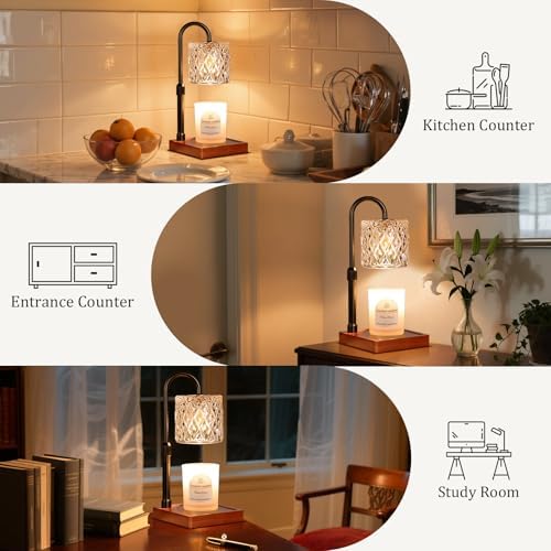 Candle Warmer Lamp with Timer,Wax Melt Warmer Housewarming Gifts for Women - Image 5