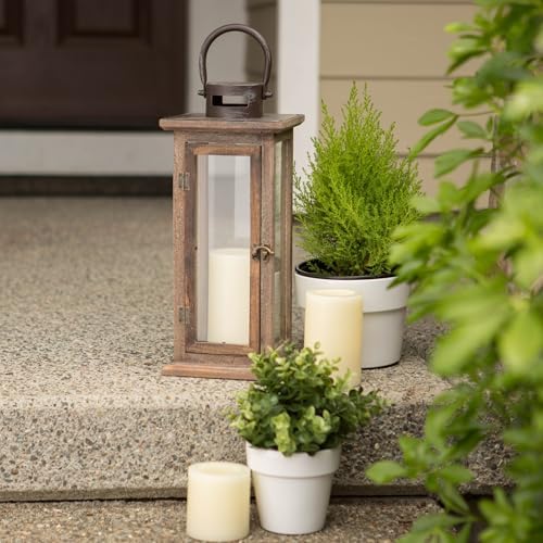 Koehler Home Decor Perfect Lodge Wooden Lantern - Image 7